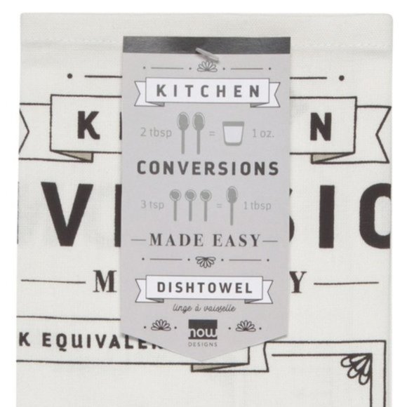 Now Designs Kitchen Conversions Tea Towel NWT - Picture 3 of 3